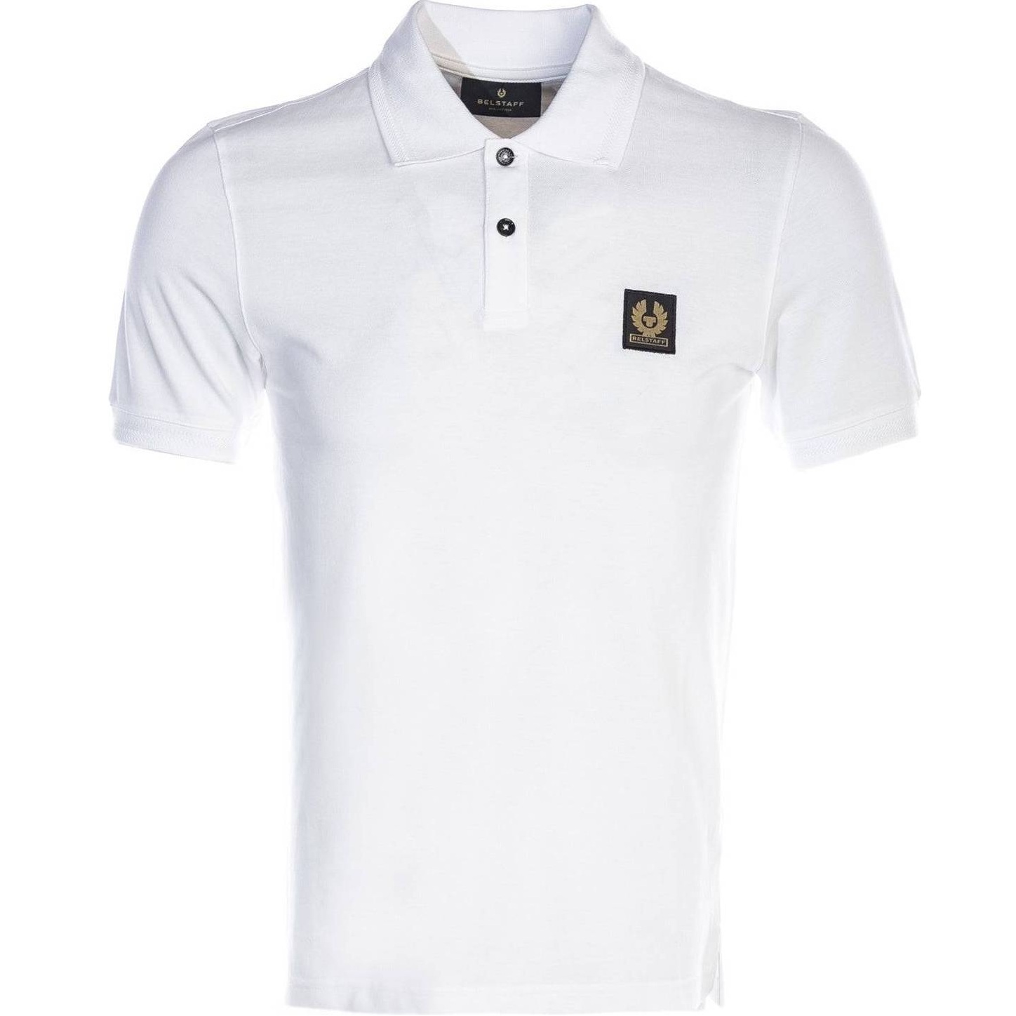 Belstaff Cotton Pique Polo Shirt – White