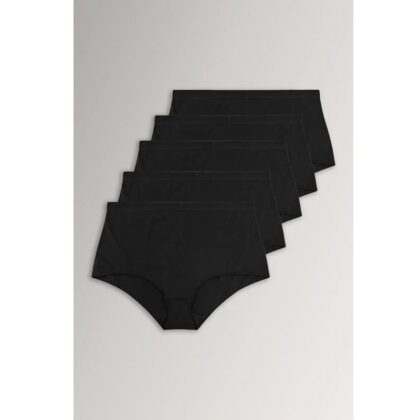 Yours Pack Stretch Full Briefs Black 26-28