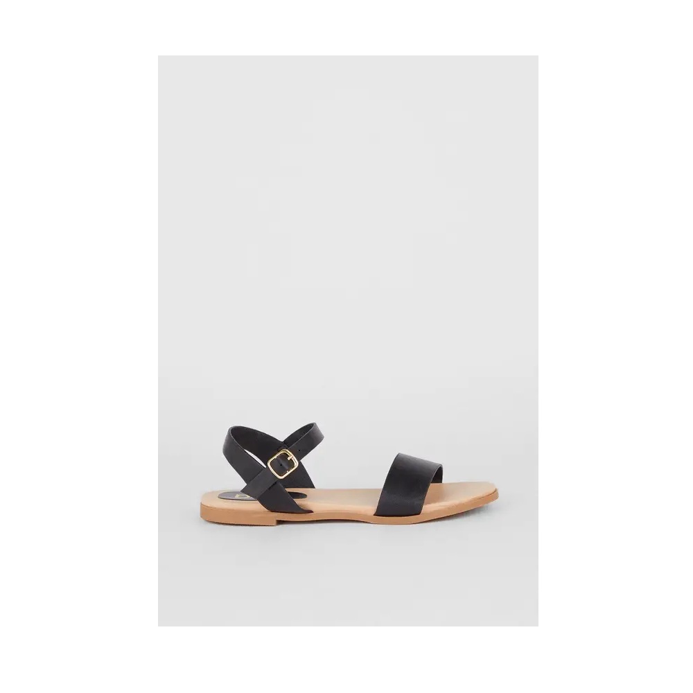 Dorothy Perkins Womens Wide Fit Faye Flat Sandals - Image 2