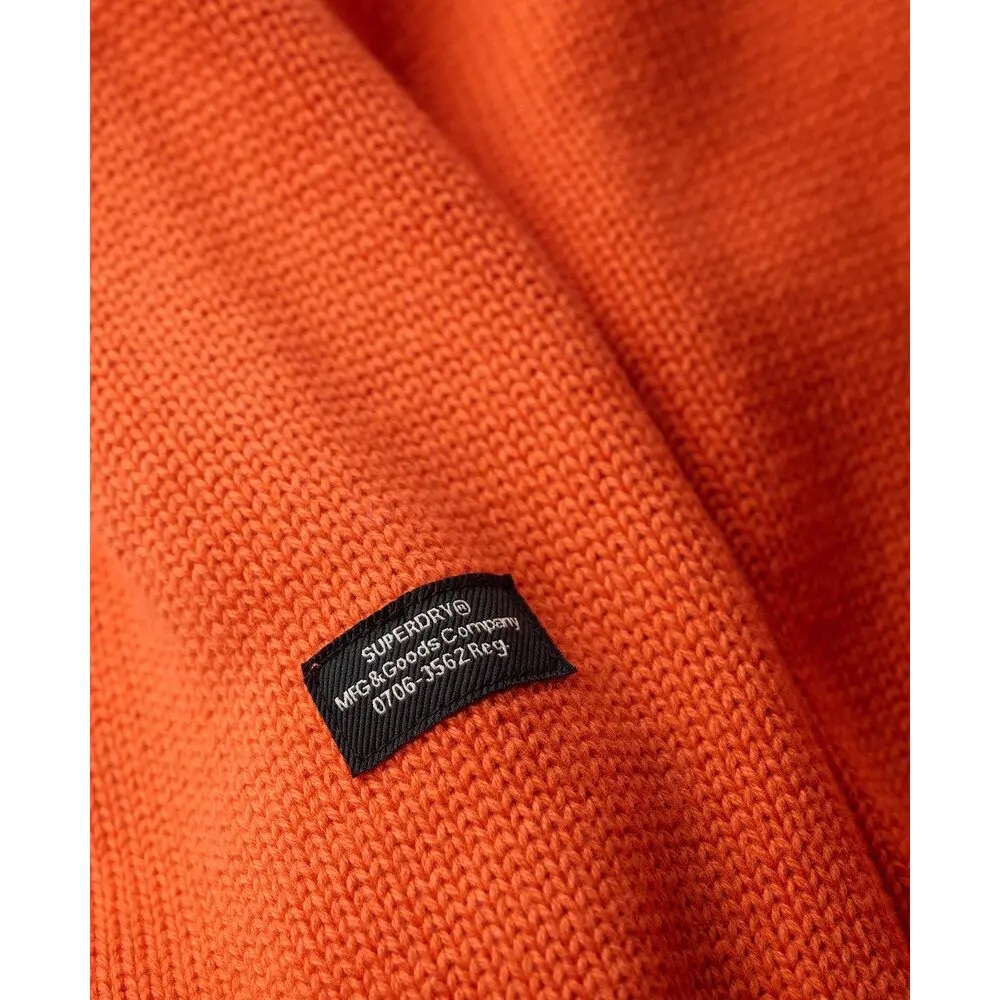 Superdry Organic Cotton Half Zip Knit Jumper - Image 2
