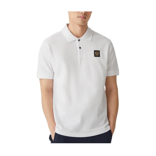 Belstaff Cotton Pique Polo Shirt – White - Image 2