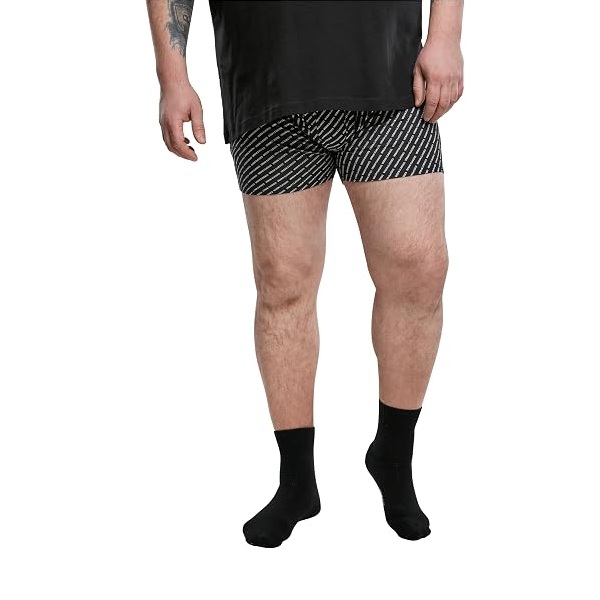Urban Classics Boxer Shorts 3-pack - Dark Green/Paisley/Black - Image 2