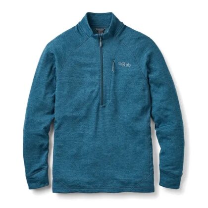 Rab Mens Nexus Pull-On Fleece Half Zip – Blue