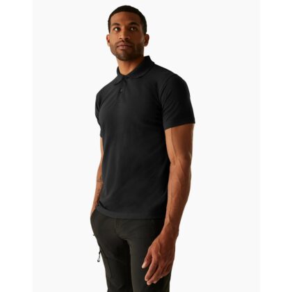 Regatta Professional Mens Pique Polo Shirt – Black