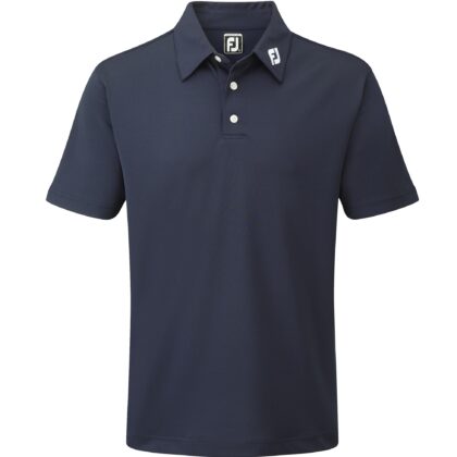 FootJoy Men Stretch Pique Solid Shirt – Navy