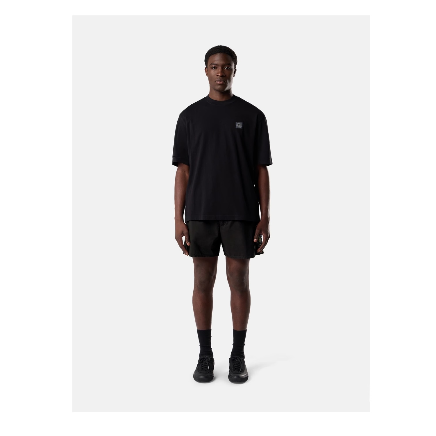 Stone Island Short Sleeve T-Shirt - Black - Image 2