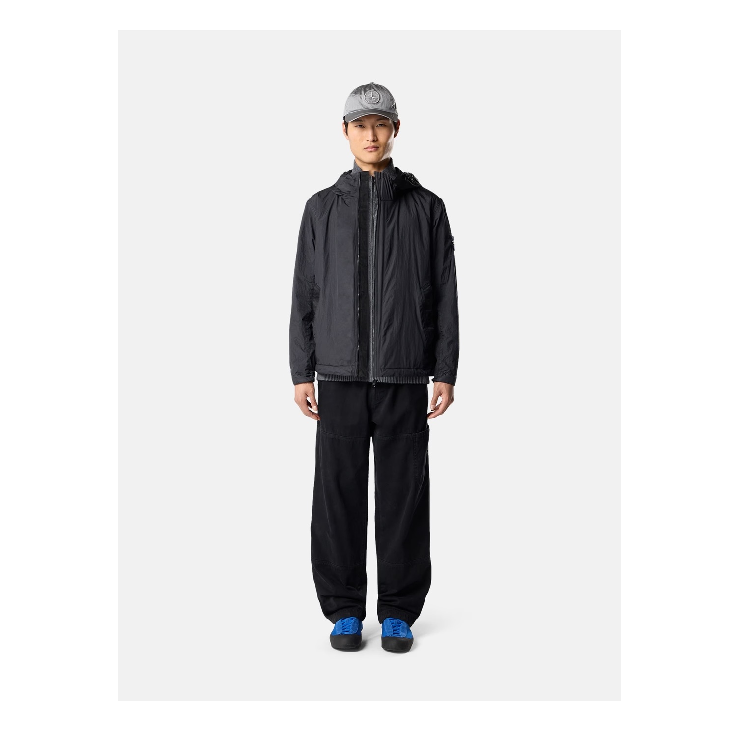 Stone Island Crinkle Reps Jacket - Black - Image 3