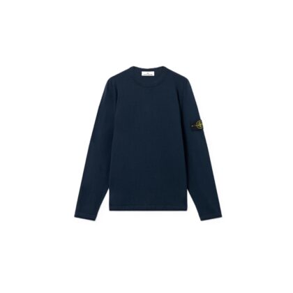 Stone Island Organic Cotton And Nylon Knitwear - Navy Blue