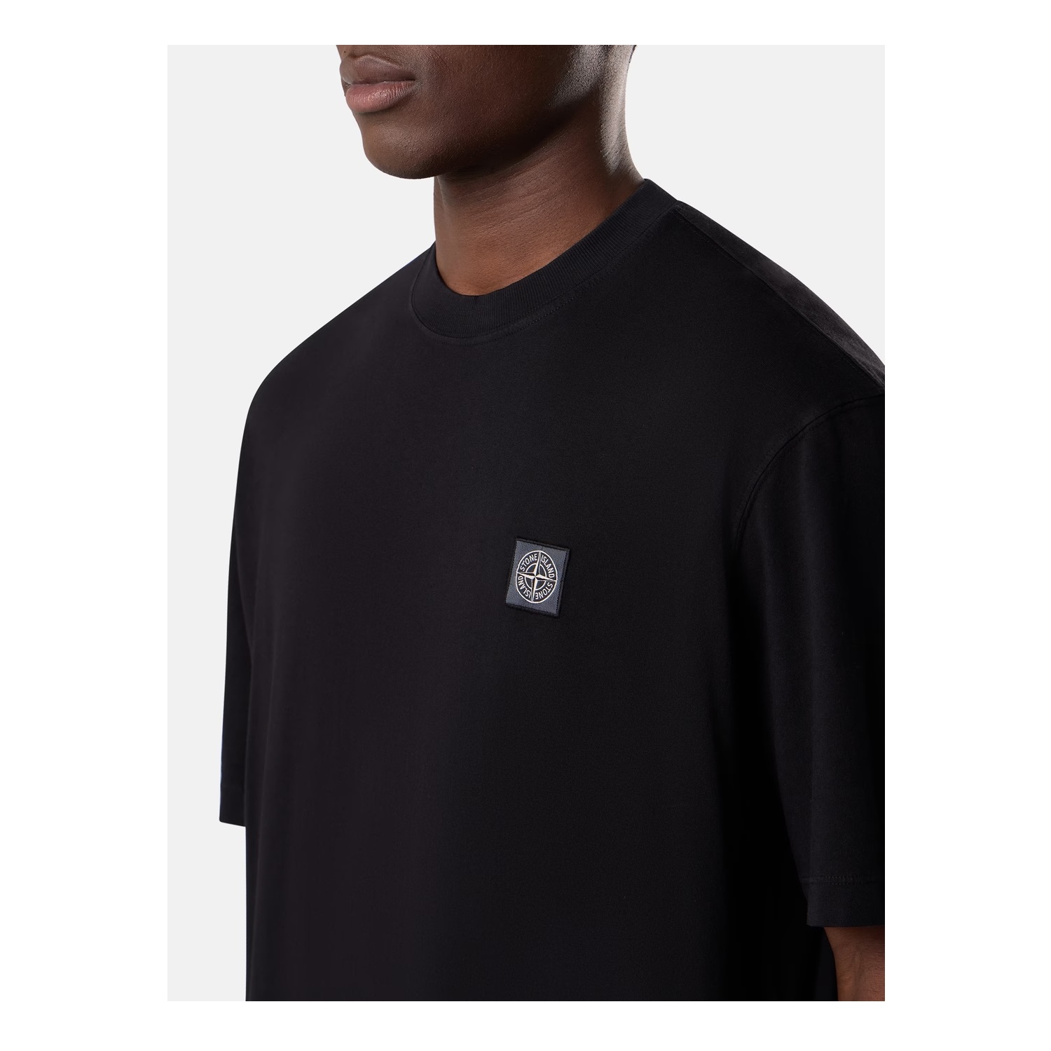 Stone Island Short Sleeve T-Shirt - Black - Image 3