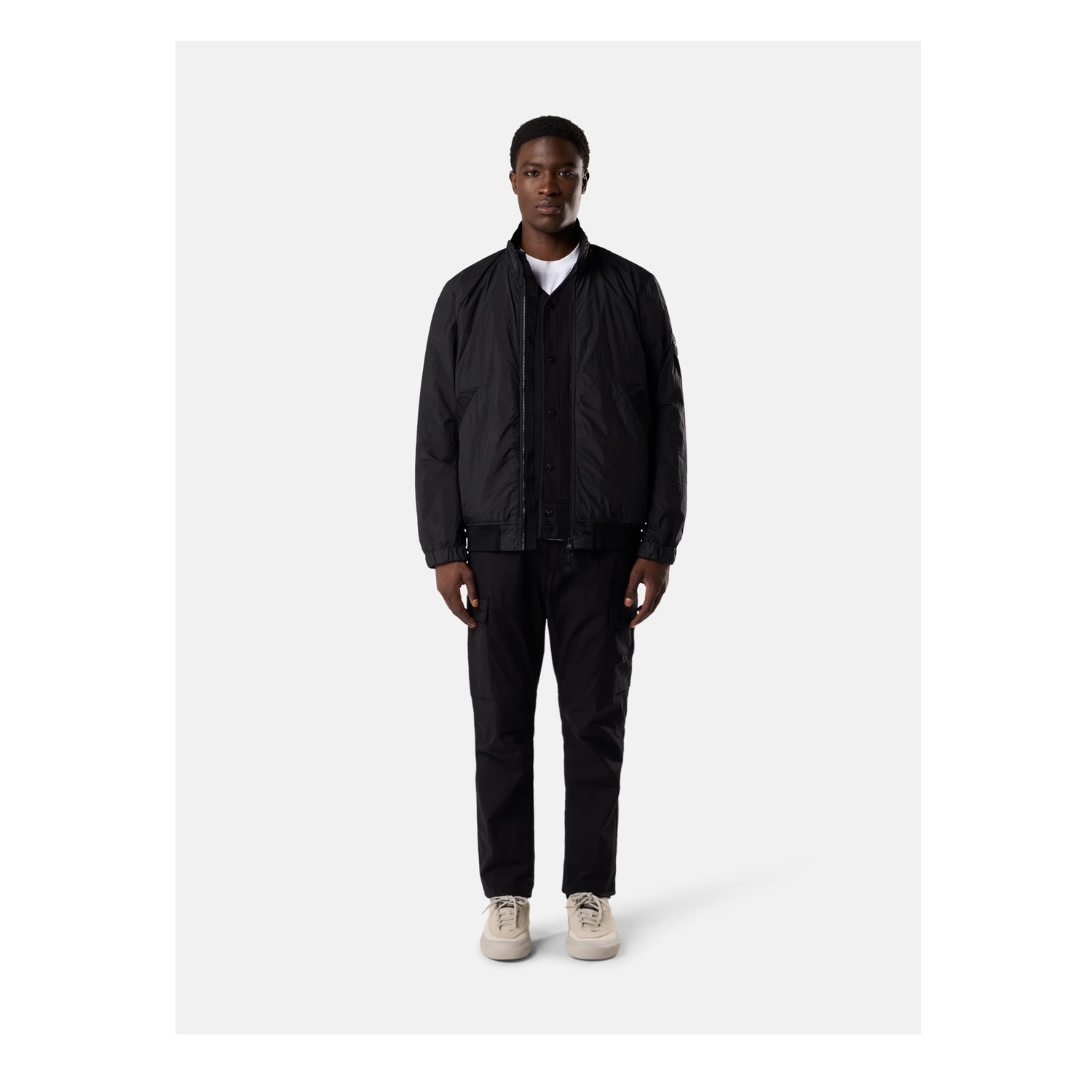 Stone Island C-Reps Jkt Sn64 Coats Jackets - Black - Image 3